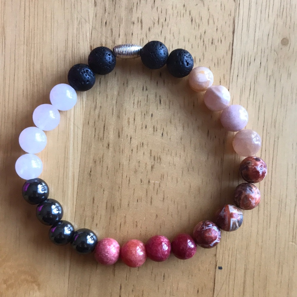 Gemstone bracelet, stretch healing jewelry new